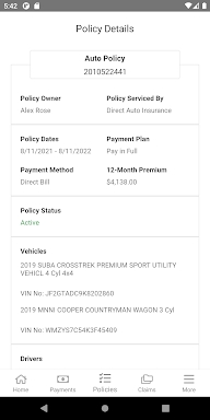 Direct Auto Insurance screenshots