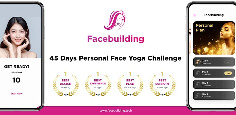 Facebuilding - Face Yoga screenshots