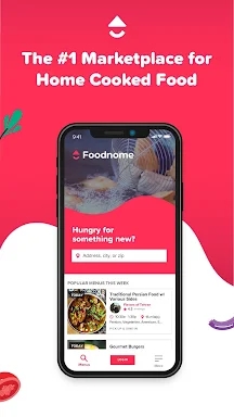 Foodnome screenshots