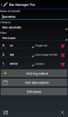Bar Manager - Cocktail App screenshots