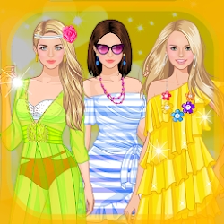 Sunny dress up game for girls