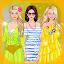 Sunny dress up game for girls icon