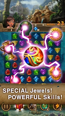 Jewels Atlantis: Puzzle game screenshots