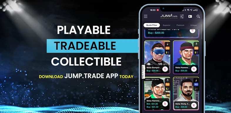Jump.trade - NFT Marketplace screenshots