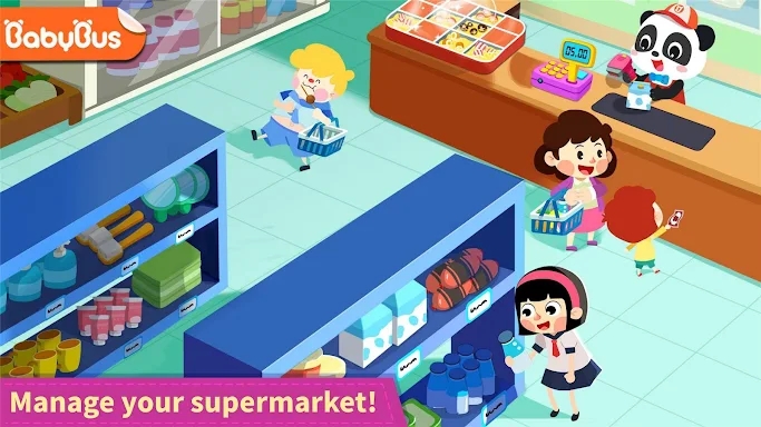 Baby Panda's Town: Supermarket screenshots