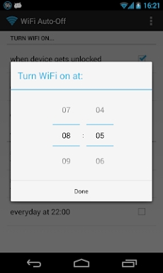 WiFi Automatic screenshots