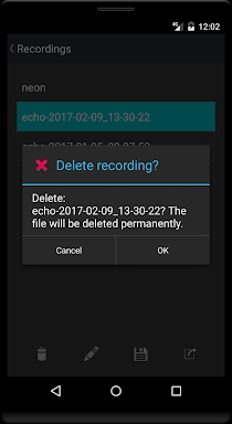 Echo screenshots