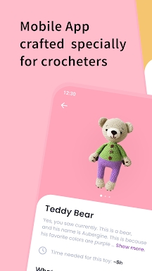 Crochet row counter & patterns screenshots