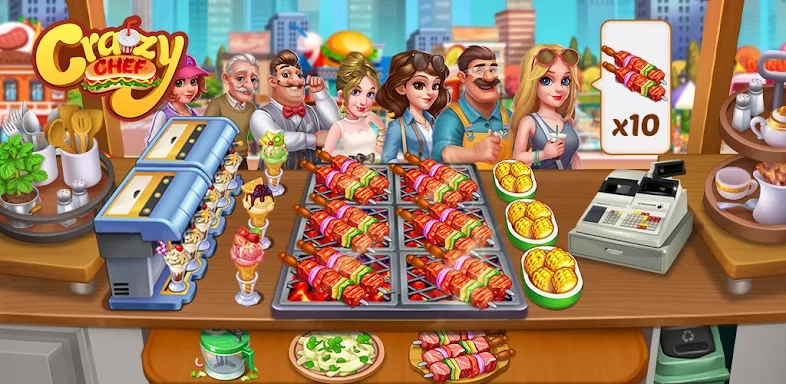 Crazy Chef: Cooking Race screenshots