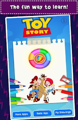 Toy Story coloring cartoon book screenshots