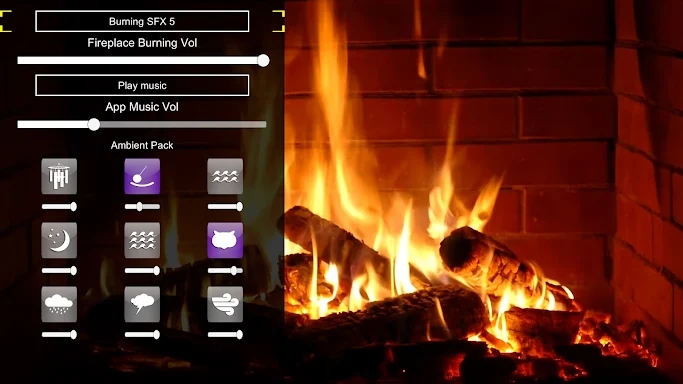 Virtual Fireplace HD screenshots