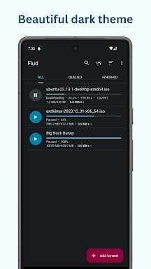 Flud - Torrent Downloader screenshots