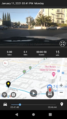 Dashboard Cam screenshots