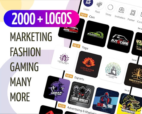 Graphic Design & Logo Maker screenshots