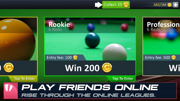 Snooker Stars - 3D Online Spor screenshots