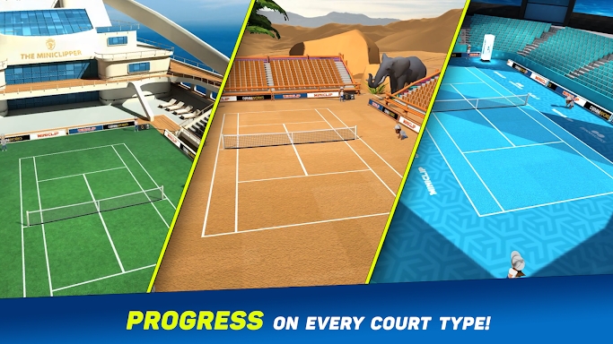 Mini Tennis: Perfect Smash screenshots