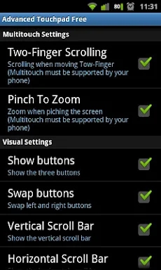 Advanced Touchpad Remote Mouse screenshots