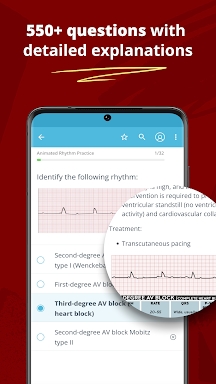 ACLS Mastery Test Practice screenshots