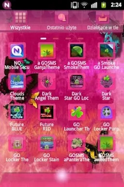 Theme Cute Pink GO Launcher EX screenshots