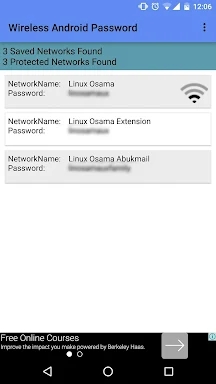 Wifi Password Recovery screenshots