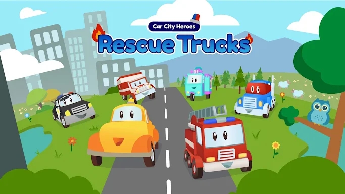 Car City Heroes: Rescue Trucks screenshots