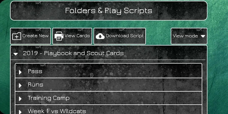 Football Play Card screenshots
