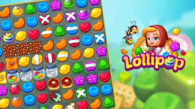Lollipop: Sweet Taste Match 3 screenshots