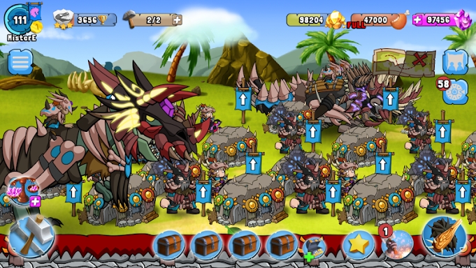 DinoAge: Prehistoric Caveman & Dinosaur Strategy! screenshots