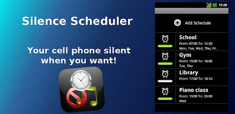 Silence Scheduler Free screenshots