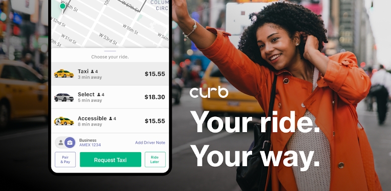 Curb - Request & Pay for Taxis screenshots