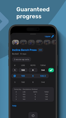 Alpha Progression Gym Tracker screenshots