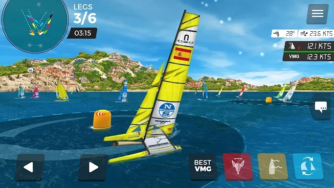 Virtual Regatta Inshore screenshots