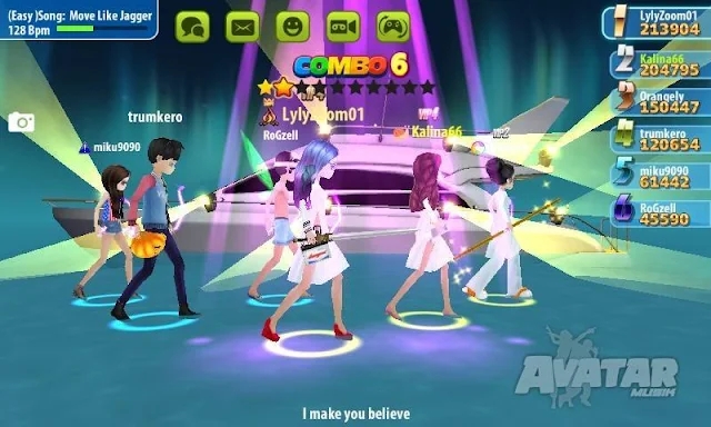 AVATAR MUSIK WORLD - Music and Dance Game screenshots
