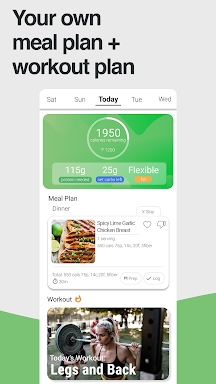Macro Meal Planner & Workouts screenshots
