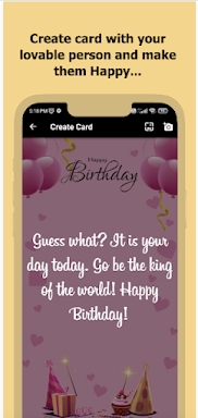 Happy Birthday Card Maker screenshots