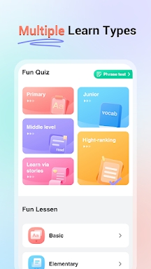 Hajoy English- Learn & Play screenshots