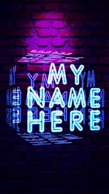 3D My Name Live Wallpaper screenshots