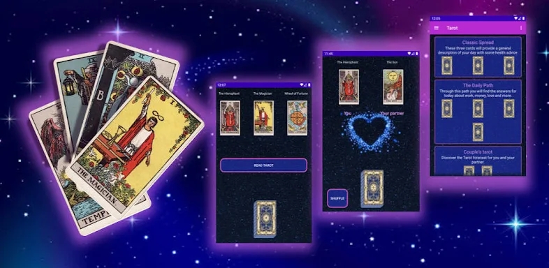 Tarot screenshots
