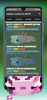 Update Axolotl for MCPE screenshots