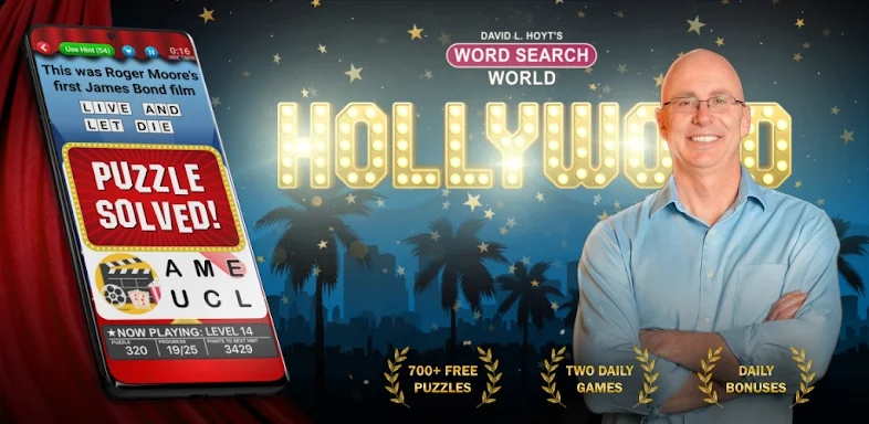 Word Search World Hollywood screenshots