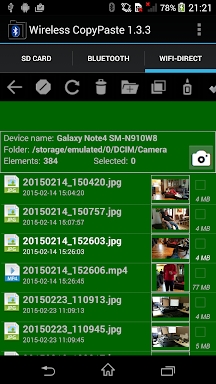 Wireless CopyPaste screenshots