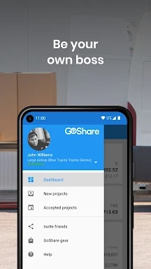 GoShare Driver - Delivery Pros screenshots