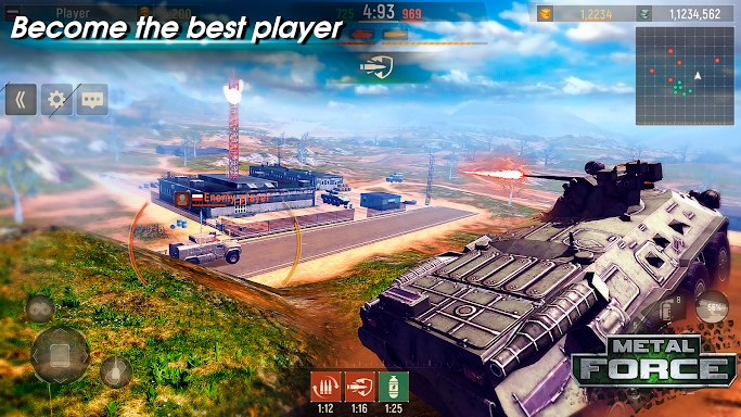 Metal Force: Army Tank Games screenshots