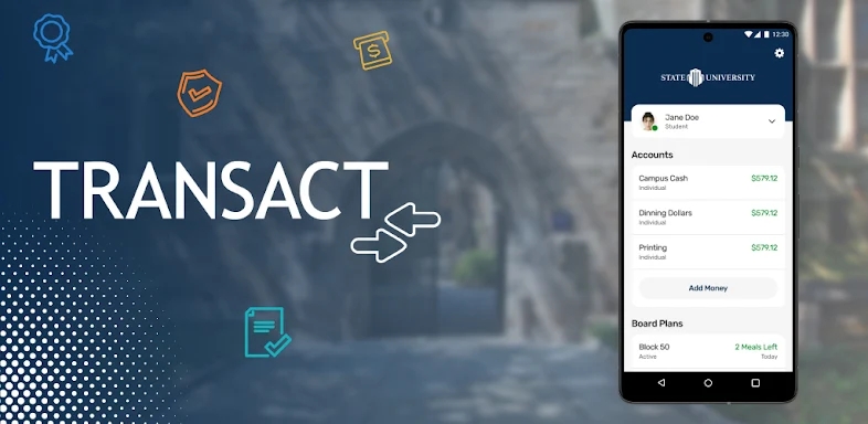 Transact eAccounts screenshots