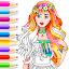 Girl Coloring Dress Up Games icon