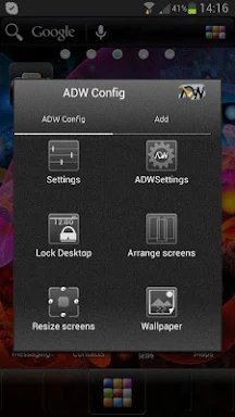 ADW Theme Samoled screenshots