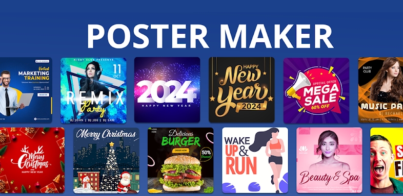 Poster Maker & flyer maker app screenshots