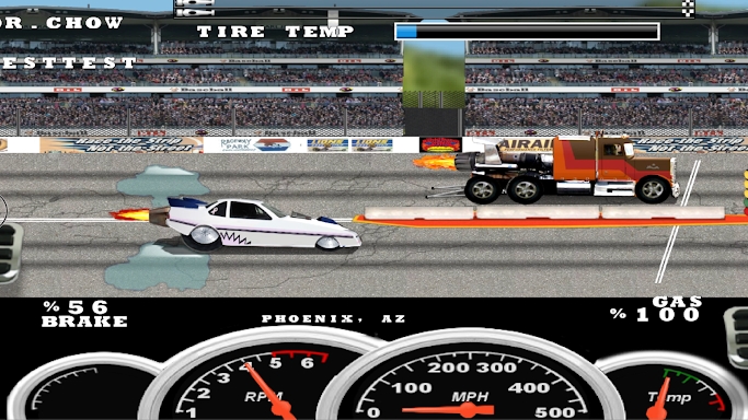 Burn Out Drag Racing screenshots