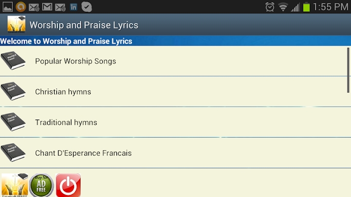 Worship and Praise Lyrics screenshots