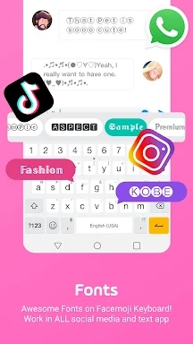 Facemoji Emoji Keyboard Pro screenshots